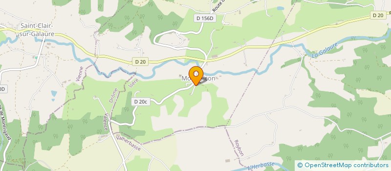 localisation de l'entreprise SCI CATHJACK  MONTFALCON