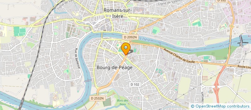 localisation de l'entreprise SCI CATHOTEL  BOURG-DE-PEAGE