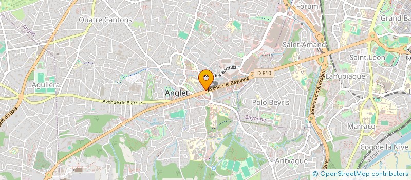 localisation de l'entreprise SCI CATHUAN  ANGLET