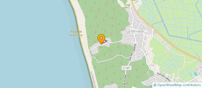 localisation de l'entreprise SCI CATHY à LA TRANCHE-SUR-MER