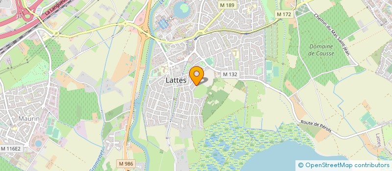 localisation de l'entreprise SCI CATHY à LATTES