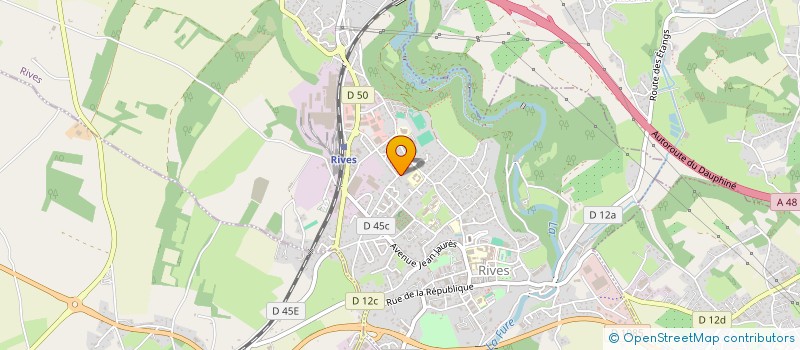 localisation de l'entreprise SCI CATHY  RIVES