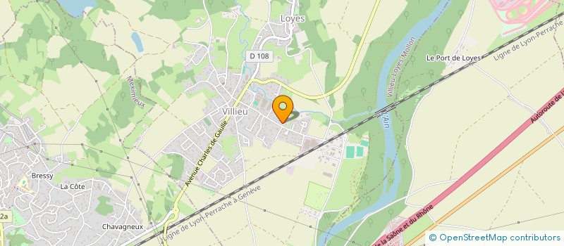 localisation de l'entreprise SCI CATHY  VILLIEU-LOYES-MOLLON