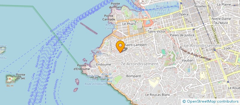 localisation de l'entreprise SCI CATHY à MARSEILLE