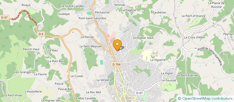 localisation de l'entreprise SCI CATHY à SARLAT-LA-CANEDA