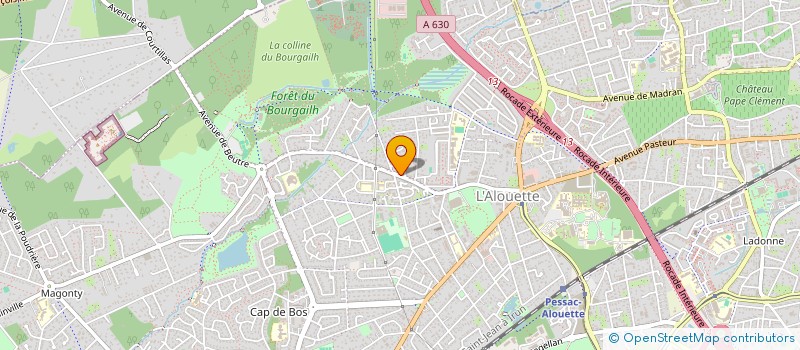 localisation de l'entreprise SCI CATHY  PESSAC