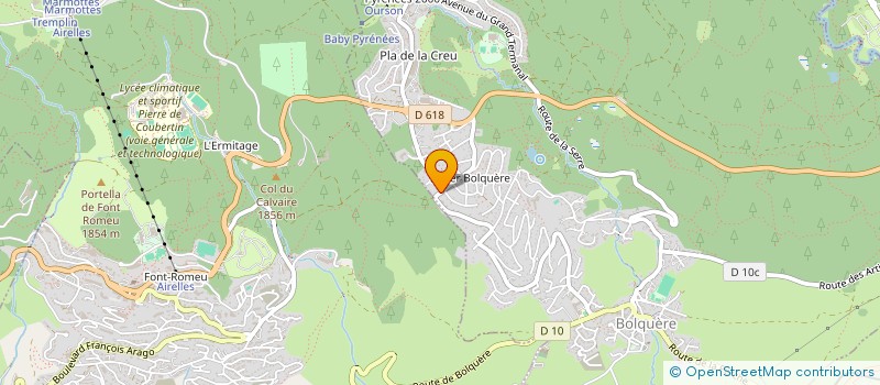 localisation de l'entreprise SCI CATHY ET JC  BOLQUERE