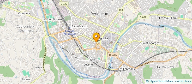 localisation de l'entreprise SCI CATHY ET PAUL à PERIGUEUX