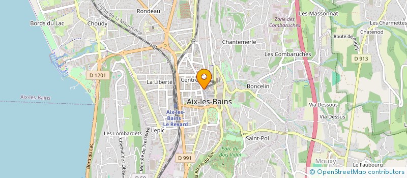 localisation de l'entreprise SCI CATHY IMMO  AIX-LES-BAINS