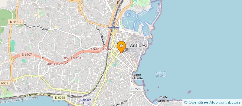 localisation de l'entreprise SCI CATHY-MARCHAL à ANTIBES