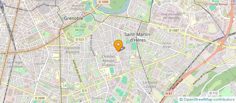 localisation de l'entreprise SCI CATHY MARINE  GRENOBLE