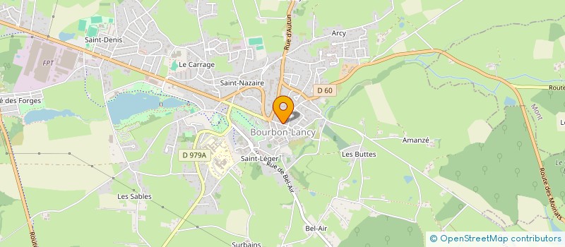 localisation de l'entreprise SCI CATHYPHIL à BOURBON-LANCY