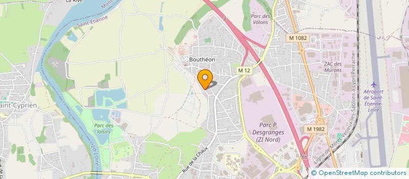 localisation de l'entreprise SCI CATHYVES  ANDREZIEUX-BOUTHEON