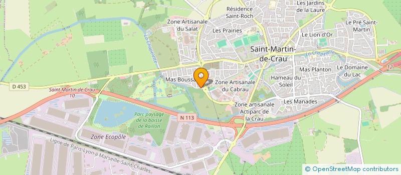 localisation de l'entreprise SCI CATI à SAINT MARTIN DE CRAU