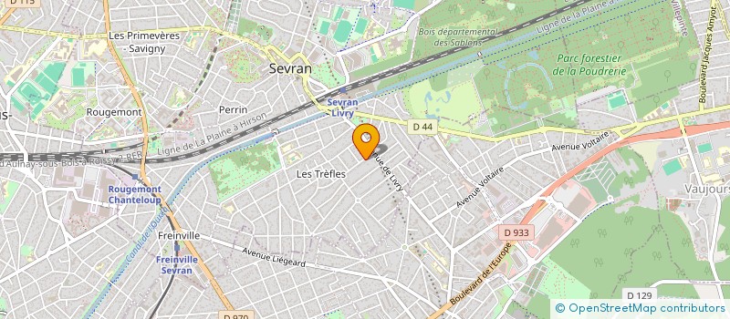 localisation de l'entreprise SCI CATIA à SEVRAN
