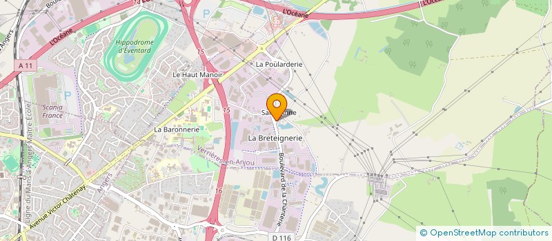 localisation de l'entreprise SCI CATICLAN  VERRIERES-EN-ANJOU