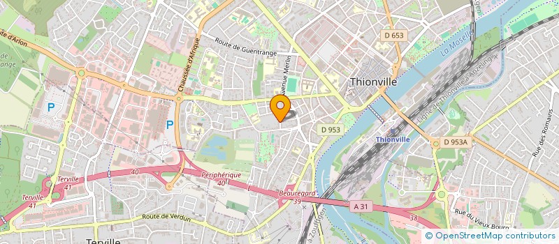 localisation de l'entreprise SCI CATIEN à THIONVILLE