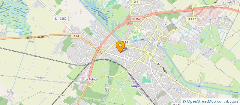 localisation de l'entreprise SCI CATIF  L'EGUILLE