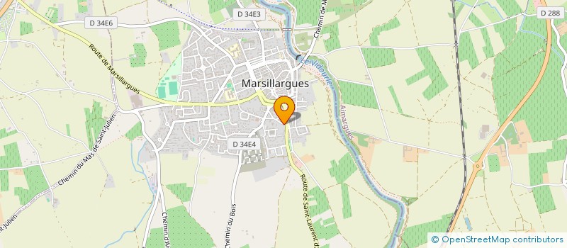 localisation de l'entreprise SCI CATINAT  MARSILLARGUES