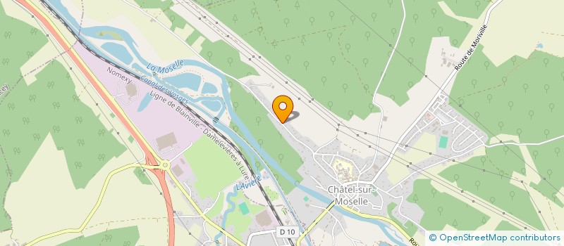 localisation de l'entreprise SCI CATINI  CHATEL-SUR-MOSELLE