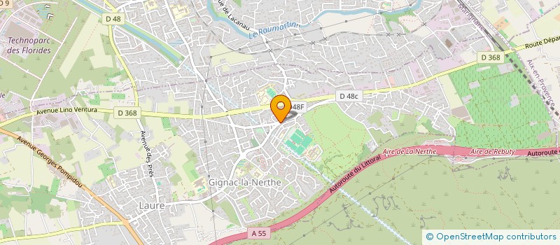 localisation de l'entreprise SCI CATISA à GIGNAC-LA-NERTHE