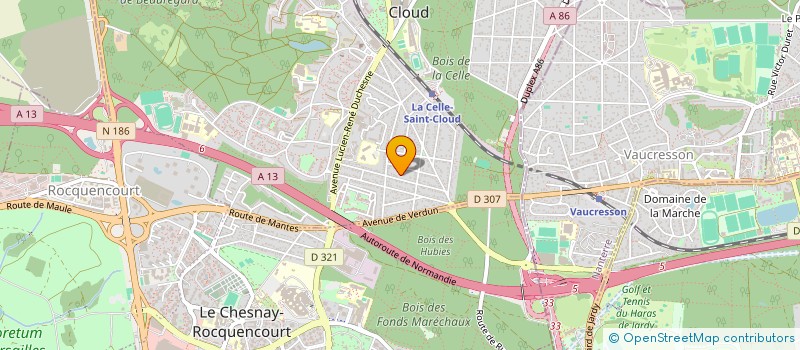 localisation de l'entreprise SCI CATKRIS  LA CELLE-SAINT-CLOUD