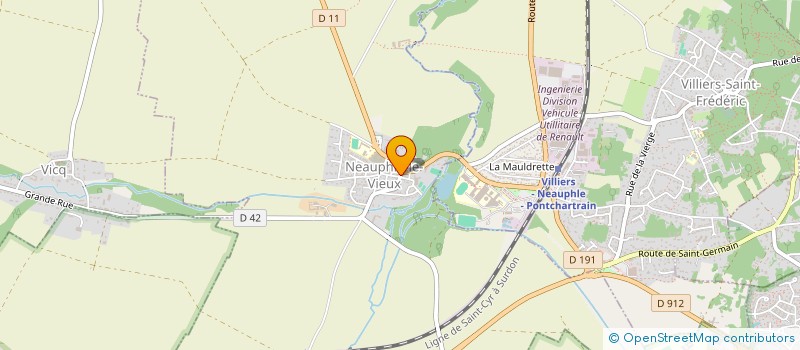 localisation de l'entreprise SCI CATLOBAHIAC  NEAUPHLE-LE-VIEUX