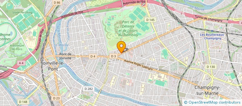 localisation de l'entreprise SCI CATLOW  CHAMPIGNY-SUR-MARNE