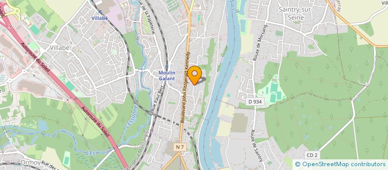 localisation de l'entreprise SCI CATMAR à CORBEIL-ESSONNES