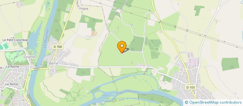 localisation de l'entreprise SCI CATMARLOU  CANTENAY-EPINARD