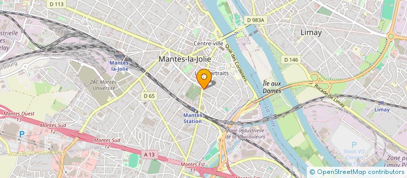 localisation de l'entreprise SCI CATNI  MANTES-LA-JOLIE