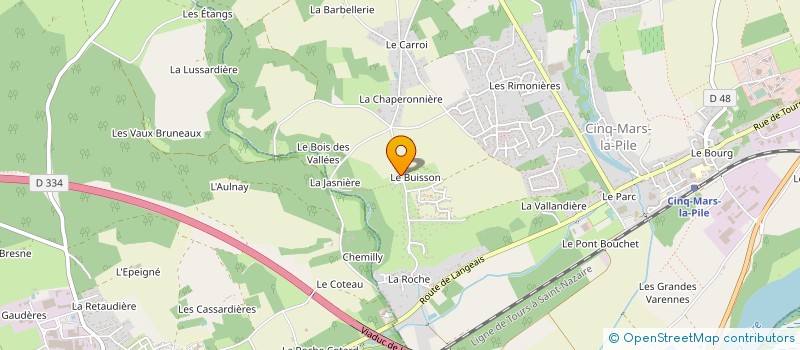 localisation de l'entreprise SCI CATOLUC  CINQ-MARS-LA-PILE