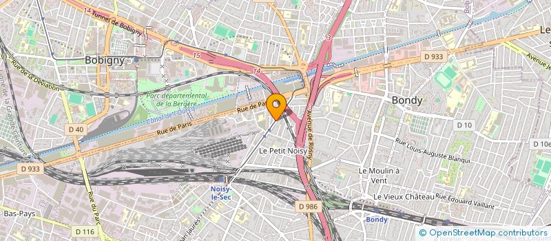 localisation de l'entreprise SCI CATPHM 3 à NOISY-LE-SEC
