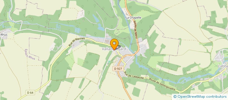 localisation de l'entreprise SCI CATRA  VALLANGOUJARD