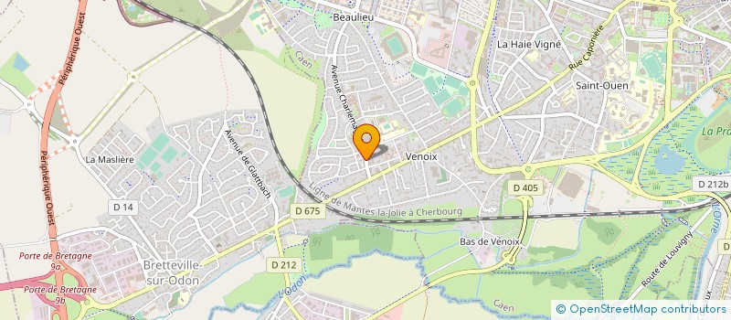 localisation de l'entreprise SCI CATROM à CAEN
