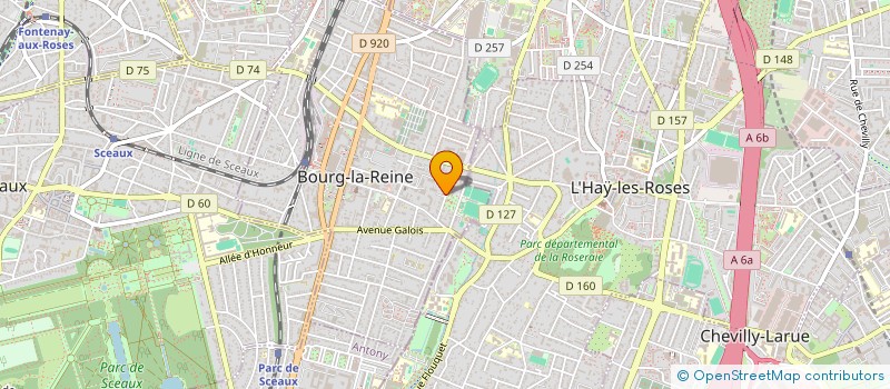 localisation de l'entreprise SCI CATRY à BOURG-LA-REINE