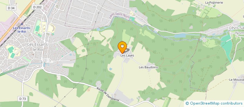 localisation de l'entreprise SCI CATS  DAMPIERRE-EN-YVELINES