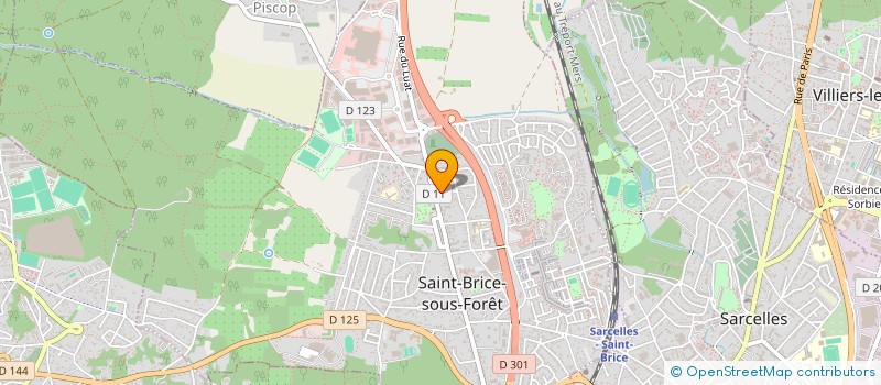 localisation de l'entreprise SCI CATS INFIRMIERES à SAINT-BRICE-SOUS-FORET