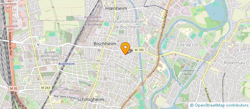 localisation de l'entreprise SCI CATS TWO  BISCHHEIM