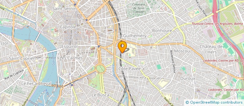 localisation de l'entreprise SCI CATSAM à TOULOUSE