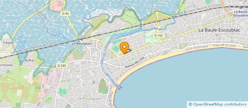 localisation de l'entreprise SCI CATSANIE  LA BAULE-ESCOUBLAC