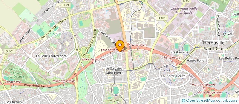 localisation de l'entreprise SCI CATSO à CAEN