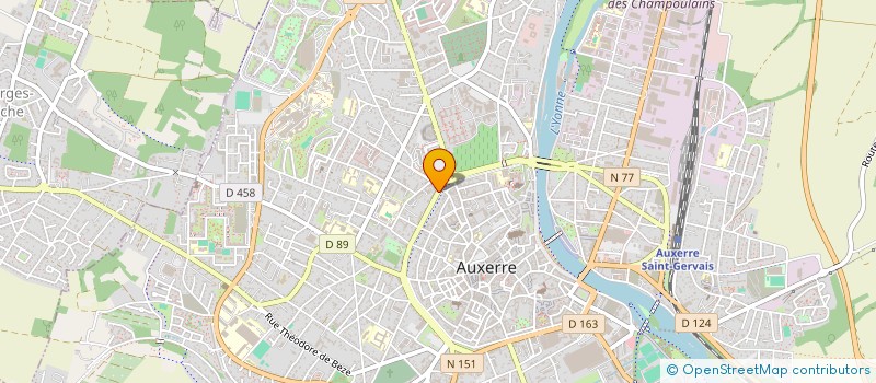 localisation de l'entreprise SCI CATSYL à AUXERRE