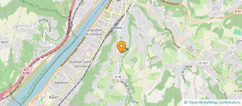 localisation de l'entreprise SCI CATTAUD  VIENNE