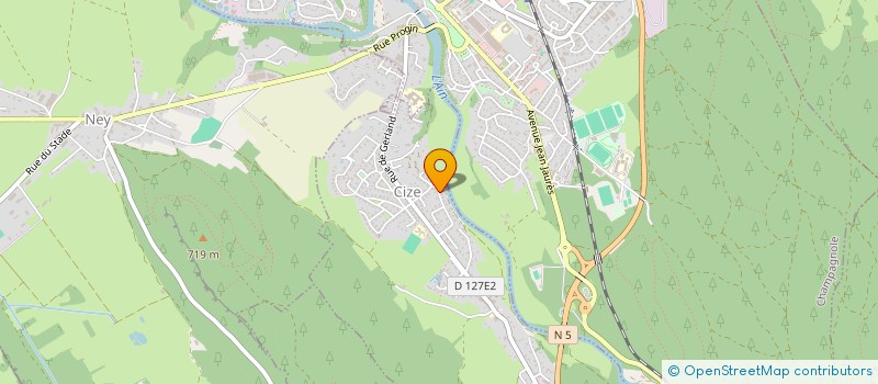 localisation de l'entreprise SCI CATTENOT  CIZE