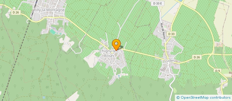 localisation de l'entreprise SCI CATTIER REIMS  CHIGNY-LES-ROSES