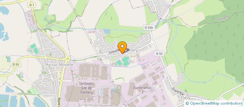 localisation de l'entreprise SCI CATTIN  METZERVISSE