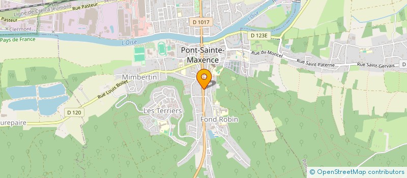 localisation de l'entreprise SCI CATTLEYA IMMOBILIER  PONT-SAINTE-MAXENCE