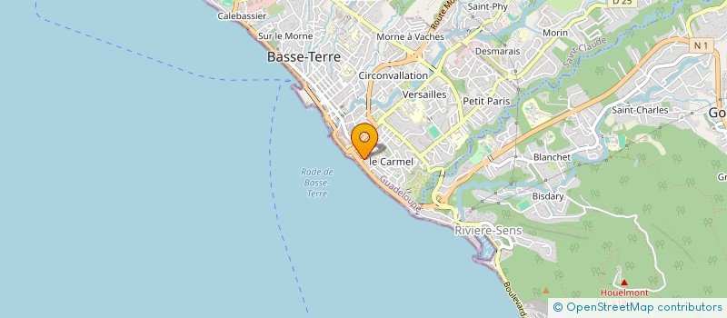 localisation de l'entreprise SCI CATTLEYAS à BASSE-TERRE
