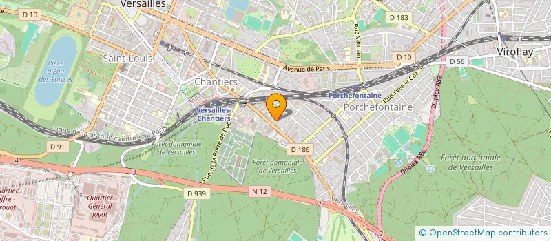 localisation de l'entreprise SCI CATTUS à VERSAILLES